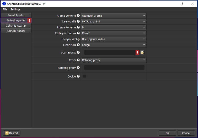 Anahtar Kelime Hit Botu
