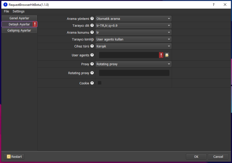 Request Browser Hit Botu