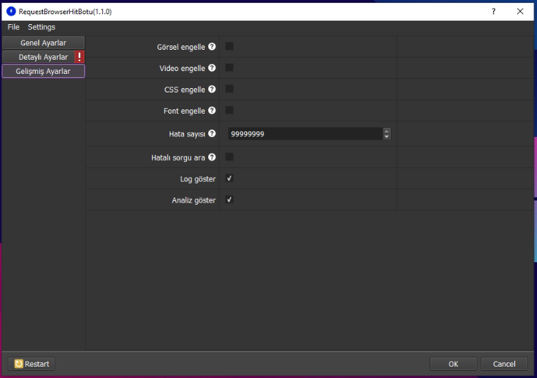 Request Browser Hit Botu