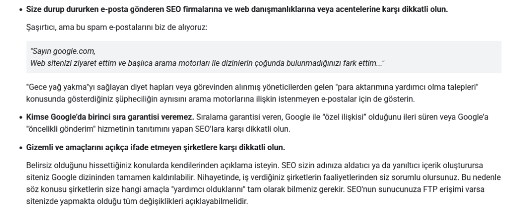 SEO'da Garanti Yoktur: Google'ın Kendi Ağzından Sahte Vaatlerin Gerçek Yüzü SEO'da Garanti Yoktur: Google'ın Kendi Ağzından Sahte Vaatlerin Gerçek Yüzü