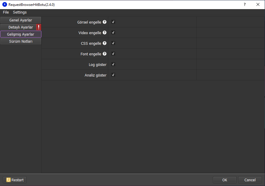Request Browser Hit Botu